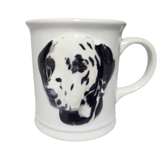 Dalmatian 3 D Dog Coffee Tea Cup Mug 12 Ounce Dog Lovers Gifts Face Cup - Picture 1 of 6